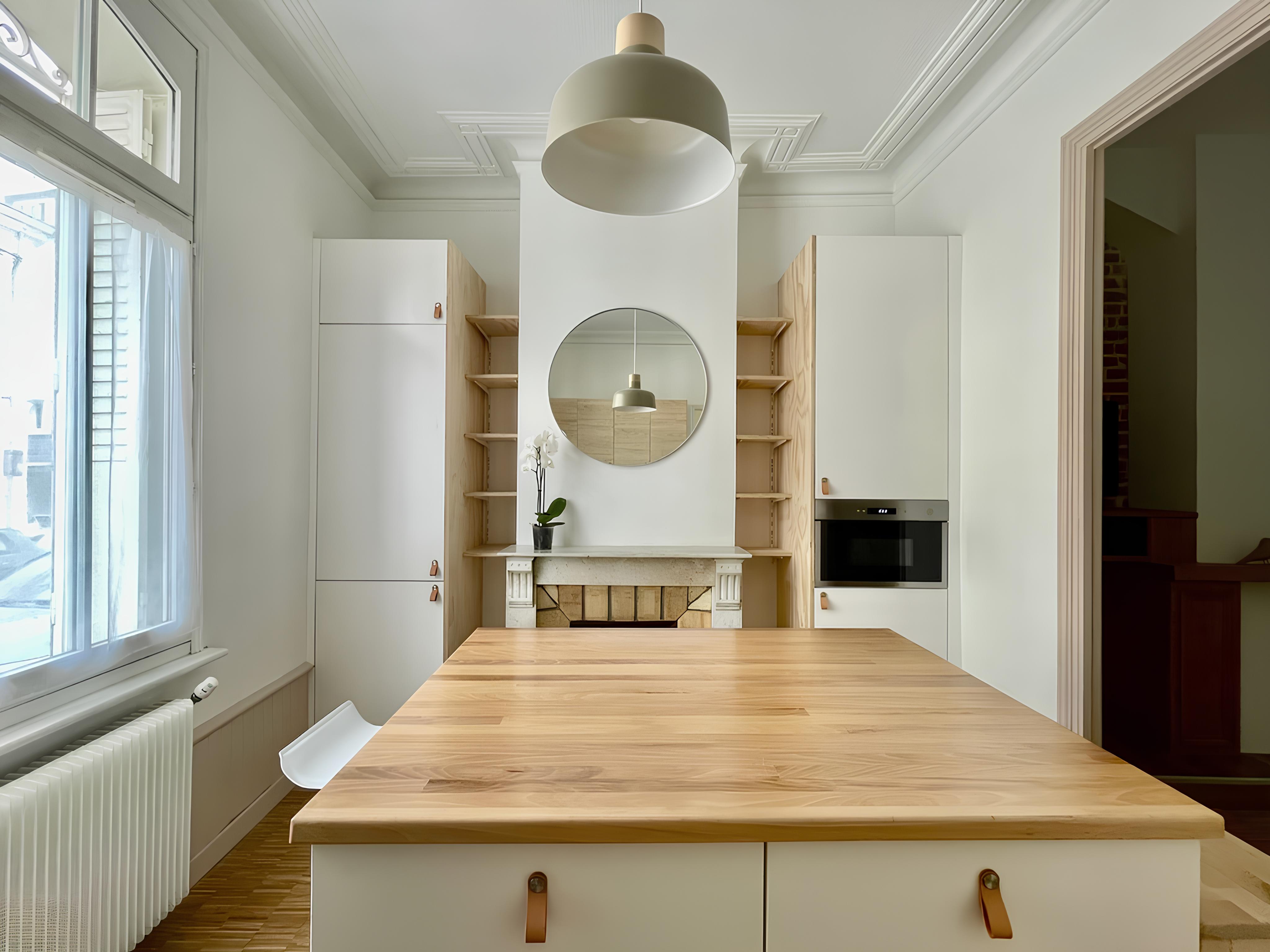 Intérieur lumineux de Chez Lucie, maison de vacances à Amiens